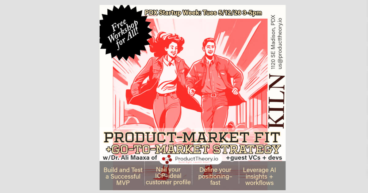 Product-Market Fit + Go To Market Strategy: A Free Lightning Workshop for Founders