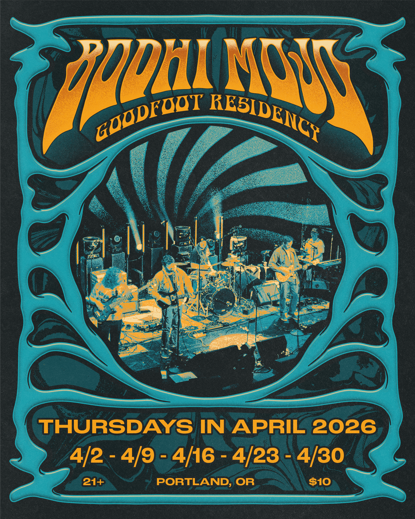 BODHI MOJO: April Thursday Residency (8pm Doors)