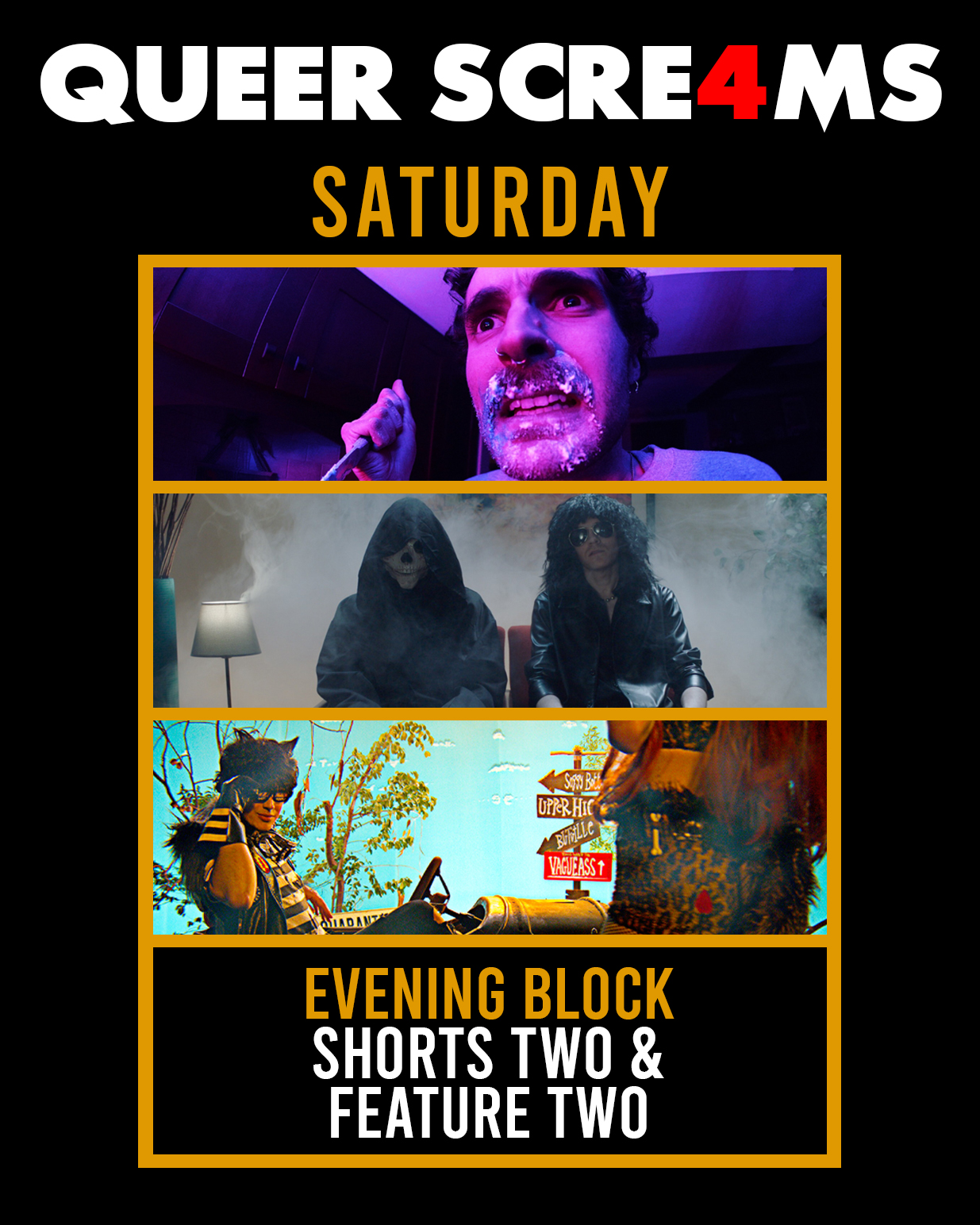 Queer Screams 2026: Saturday Evening