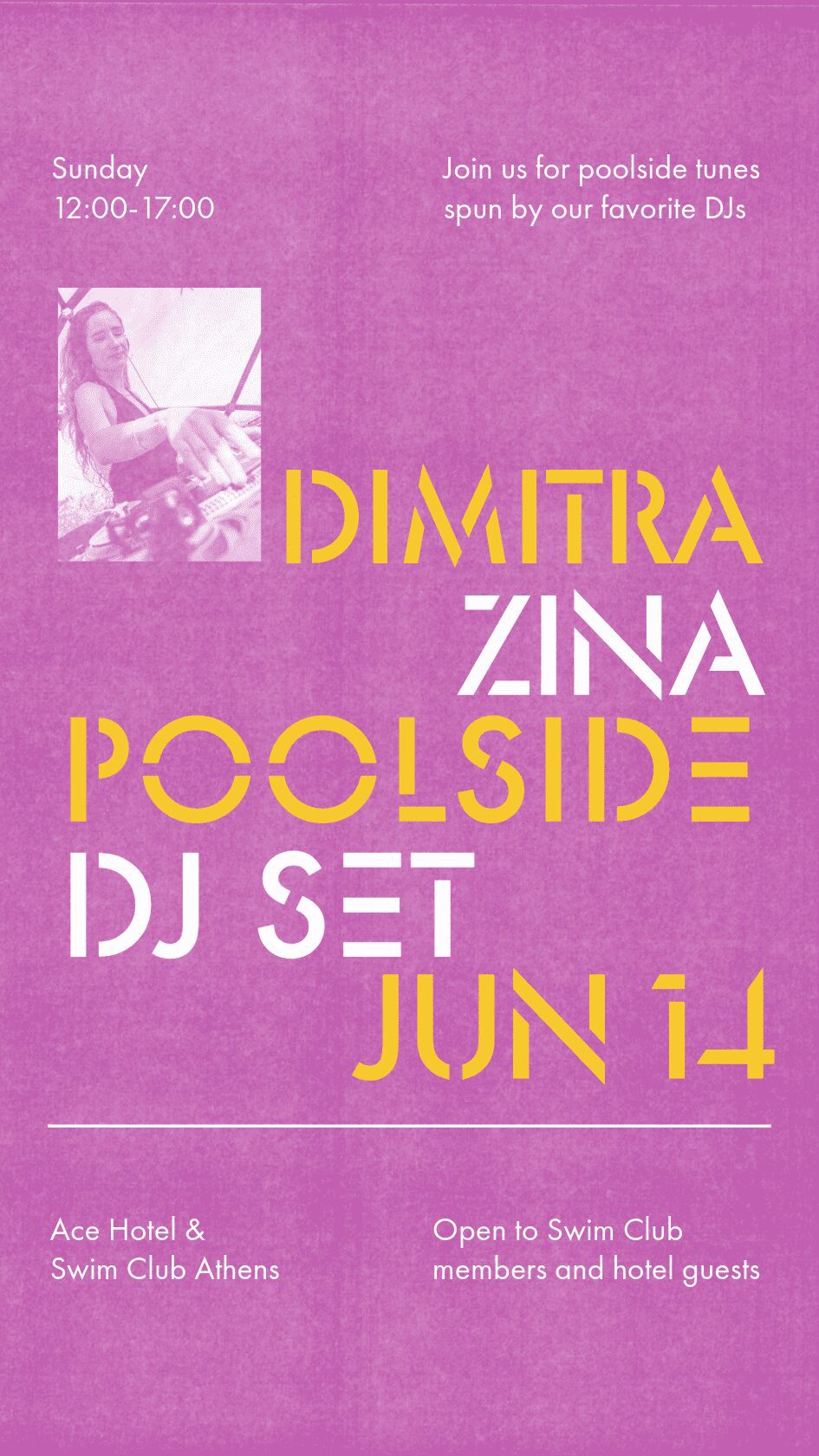 Poolside with Dimitra Zina