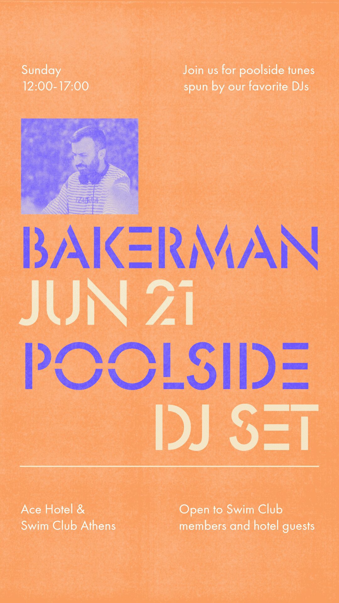 Poolside with Bakerman