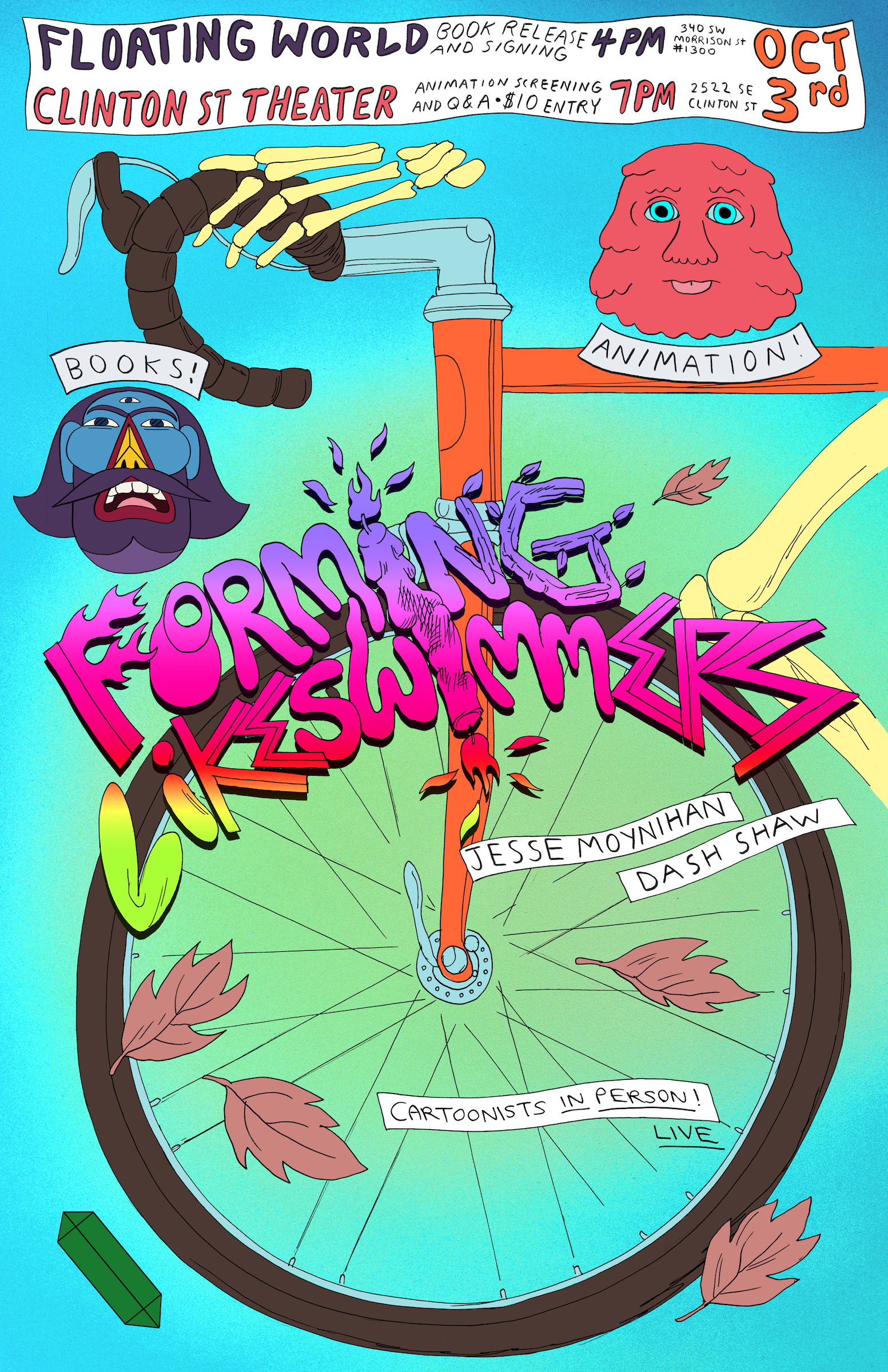A Night of Animation with Jesse Moynihan and Dash Shaw