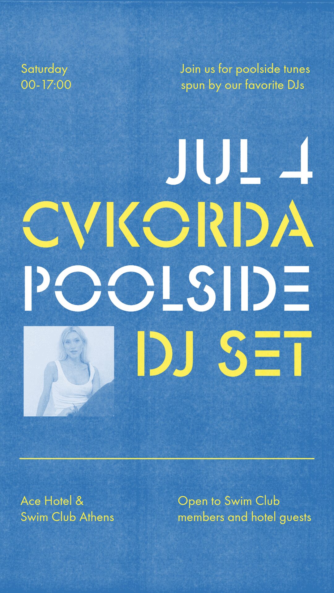 Poolside with CVKORDA