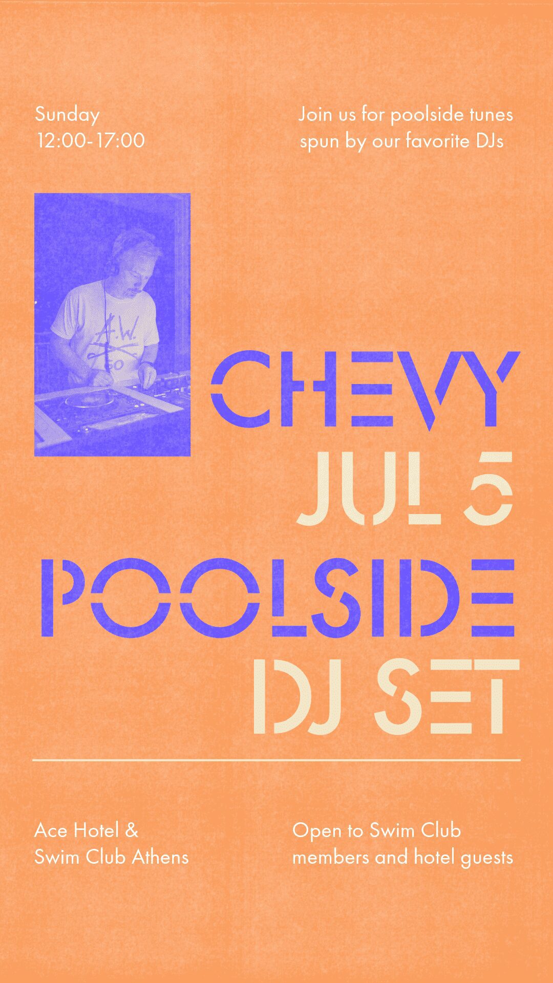Poolside with Chevy