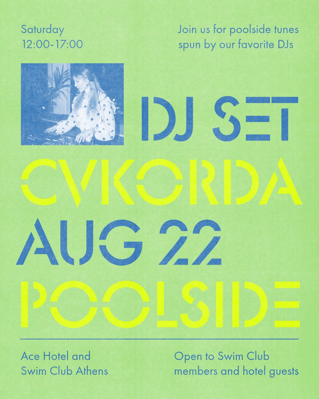 Poolside with CVKORDA