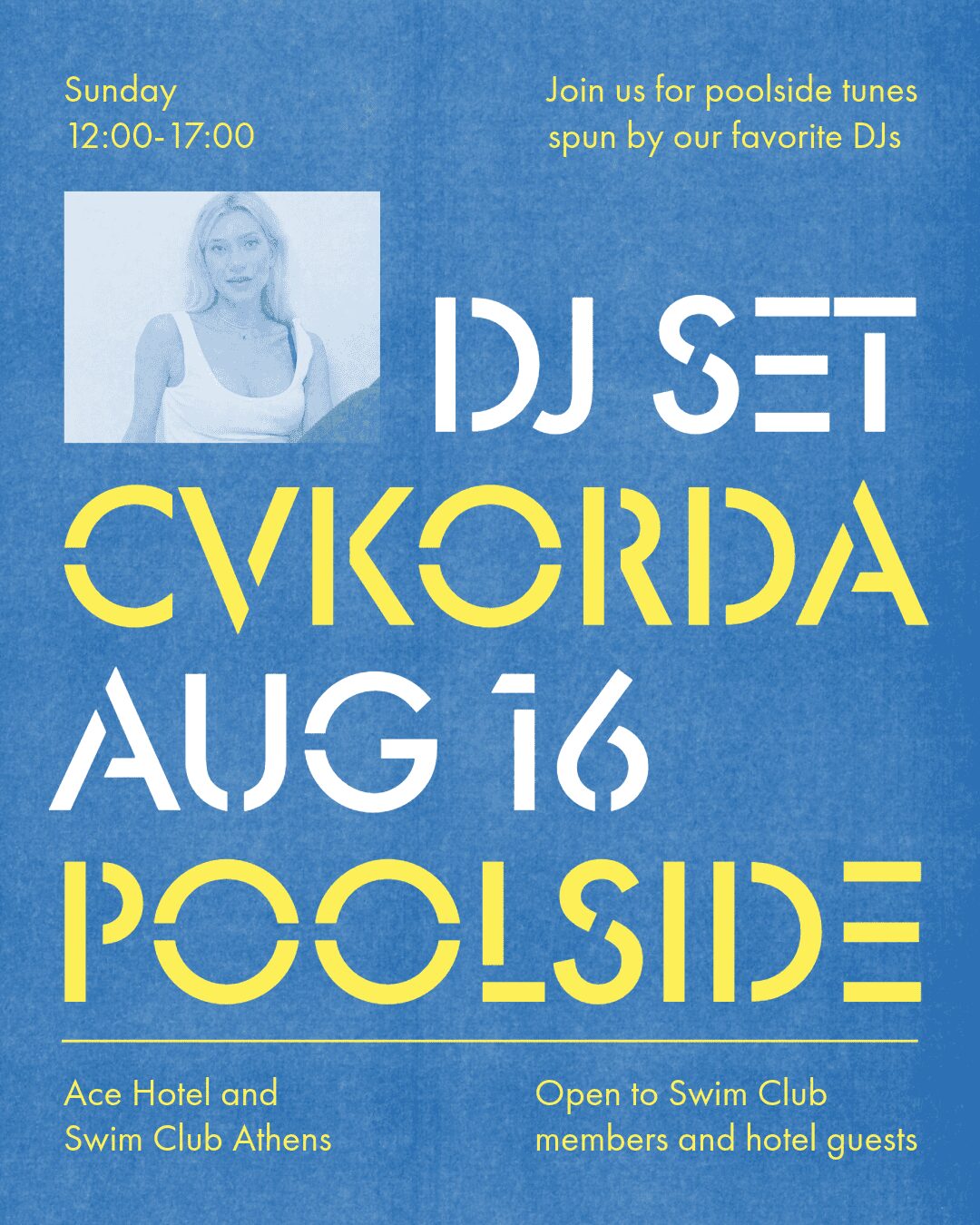 Poolside with CVKORDA