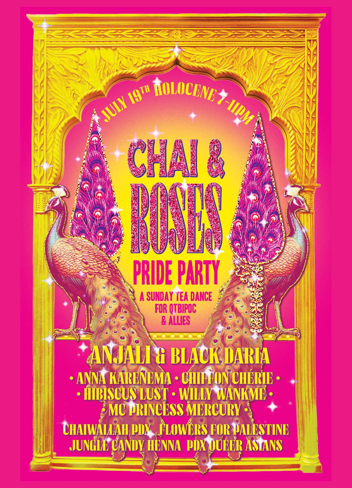 Chai & Roses Pride Party: A Sunday Tea Dance for QTBIPOC & Allies – 21+