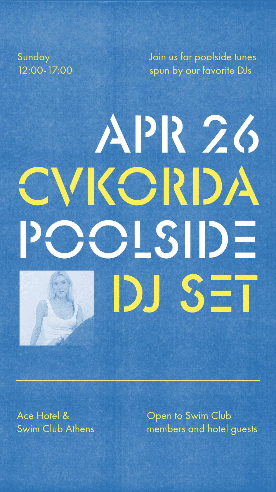 Poolside with CVKORDA