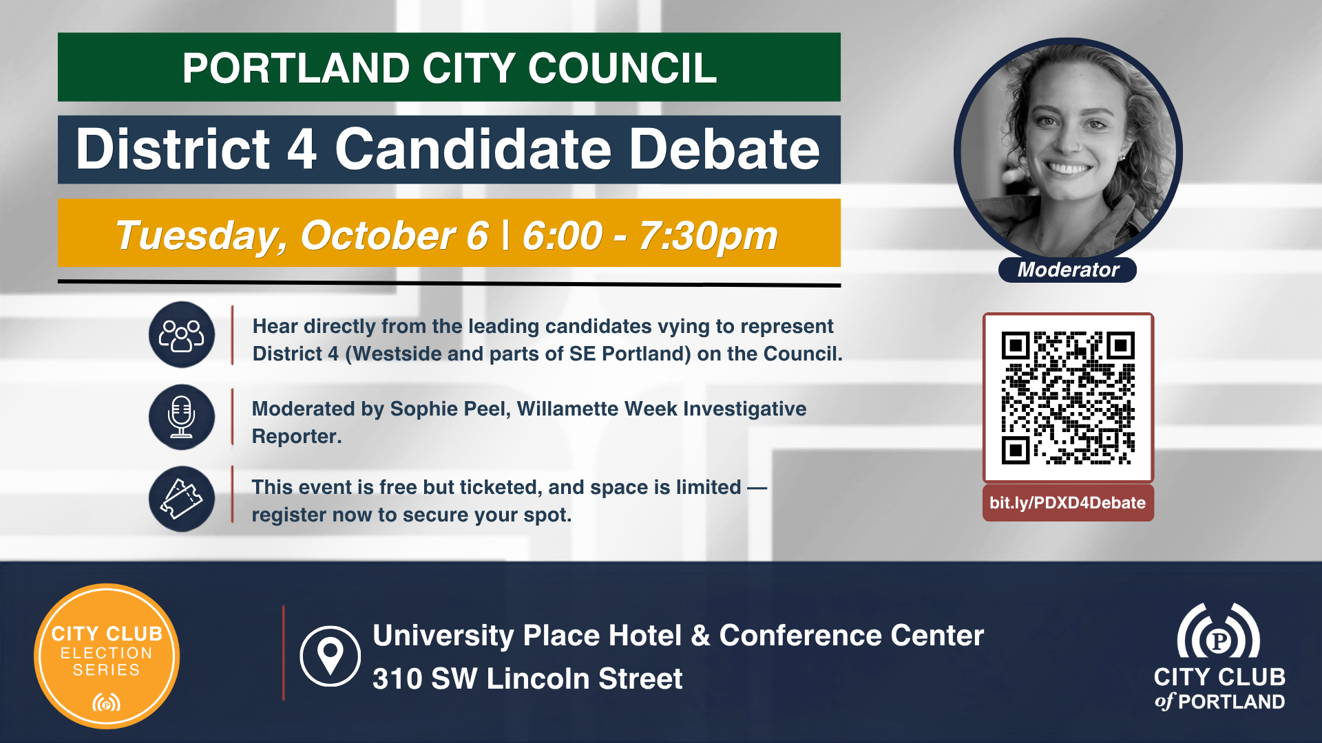 City Council District 4 (Westside and parts of SE Portland) Debate