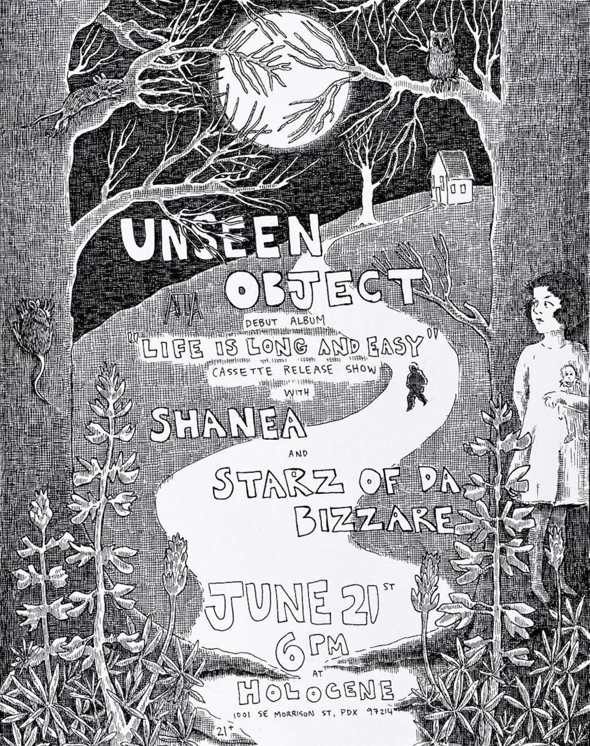 Unseen Object (Release show!) w/Shanea, Starz Of Da Bizzare – 21+