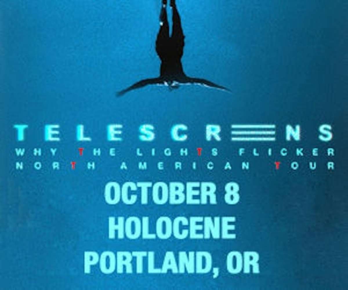 Telescreens – Why The Lights Flicker North American Tour