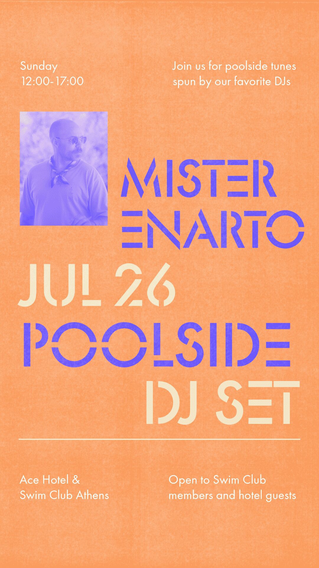 Poolside with Mister Enarto