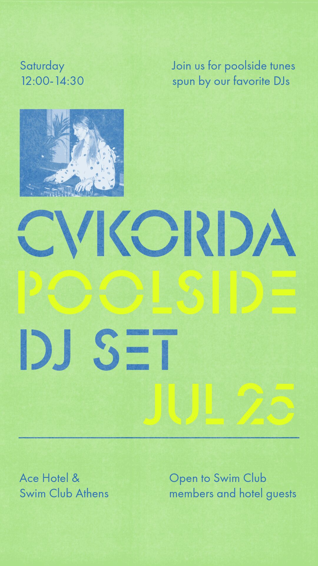 Poolside with CVKORDA