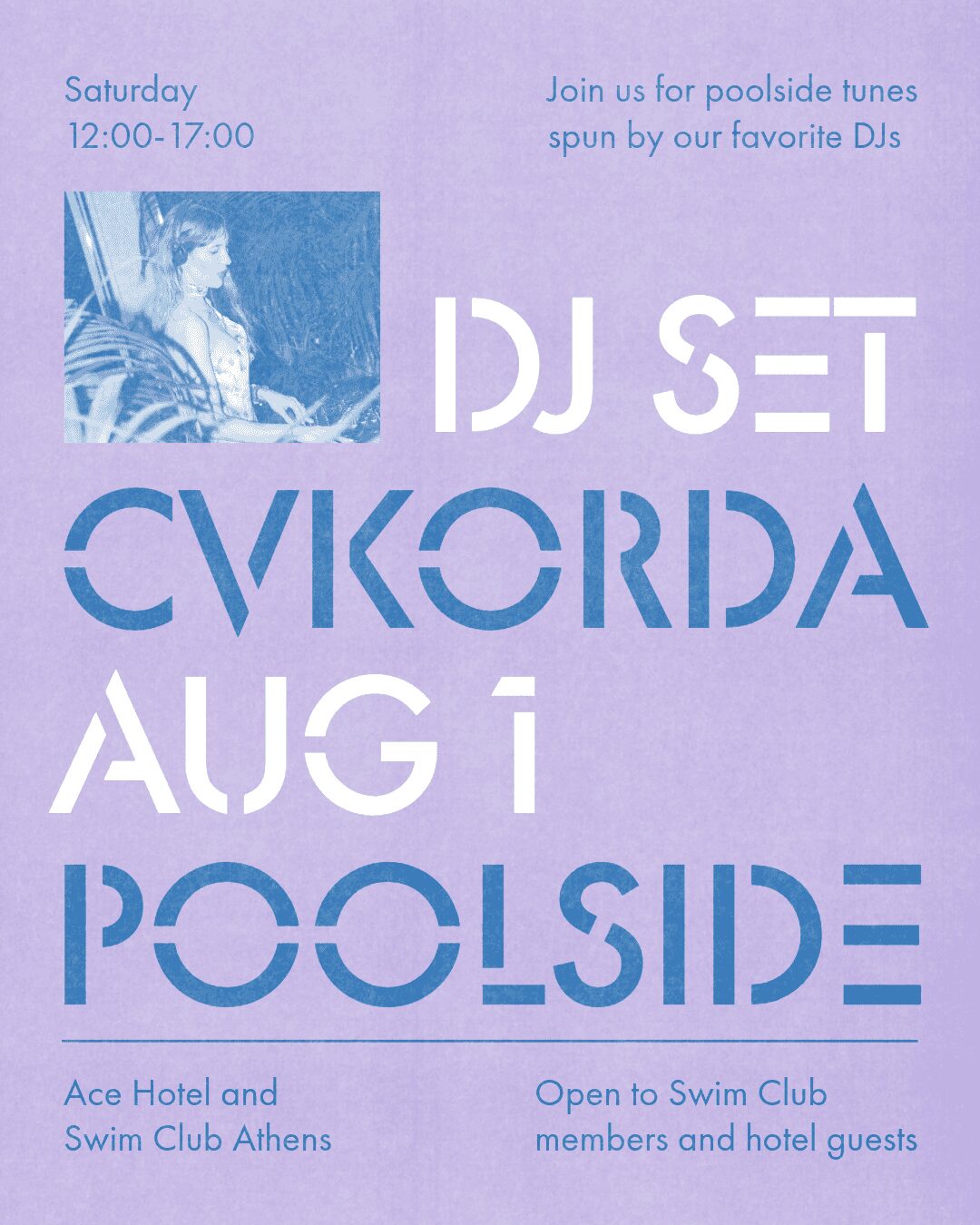 Poolside with CVKORDA