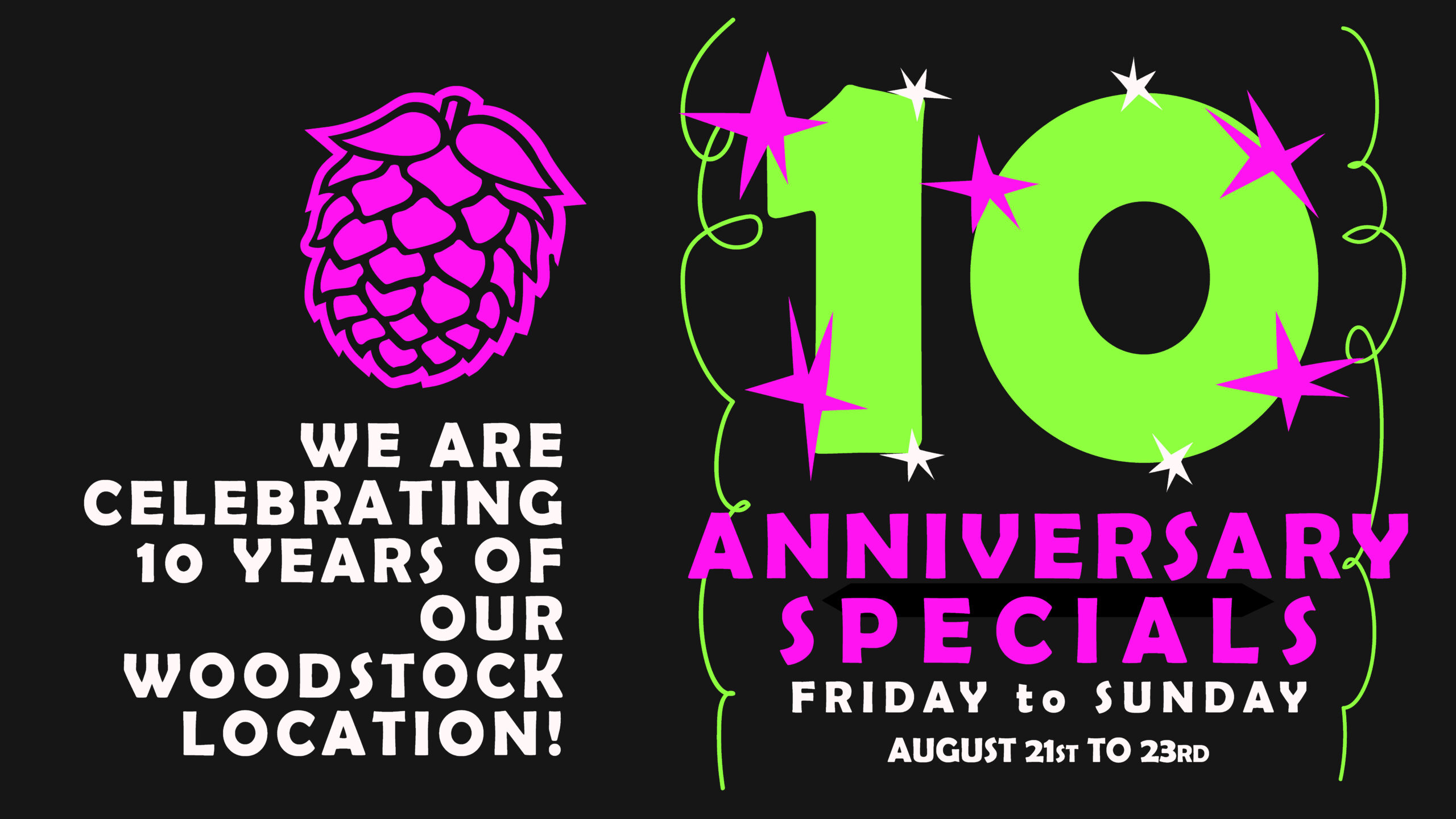 Woodstock 10 year Anniversary!