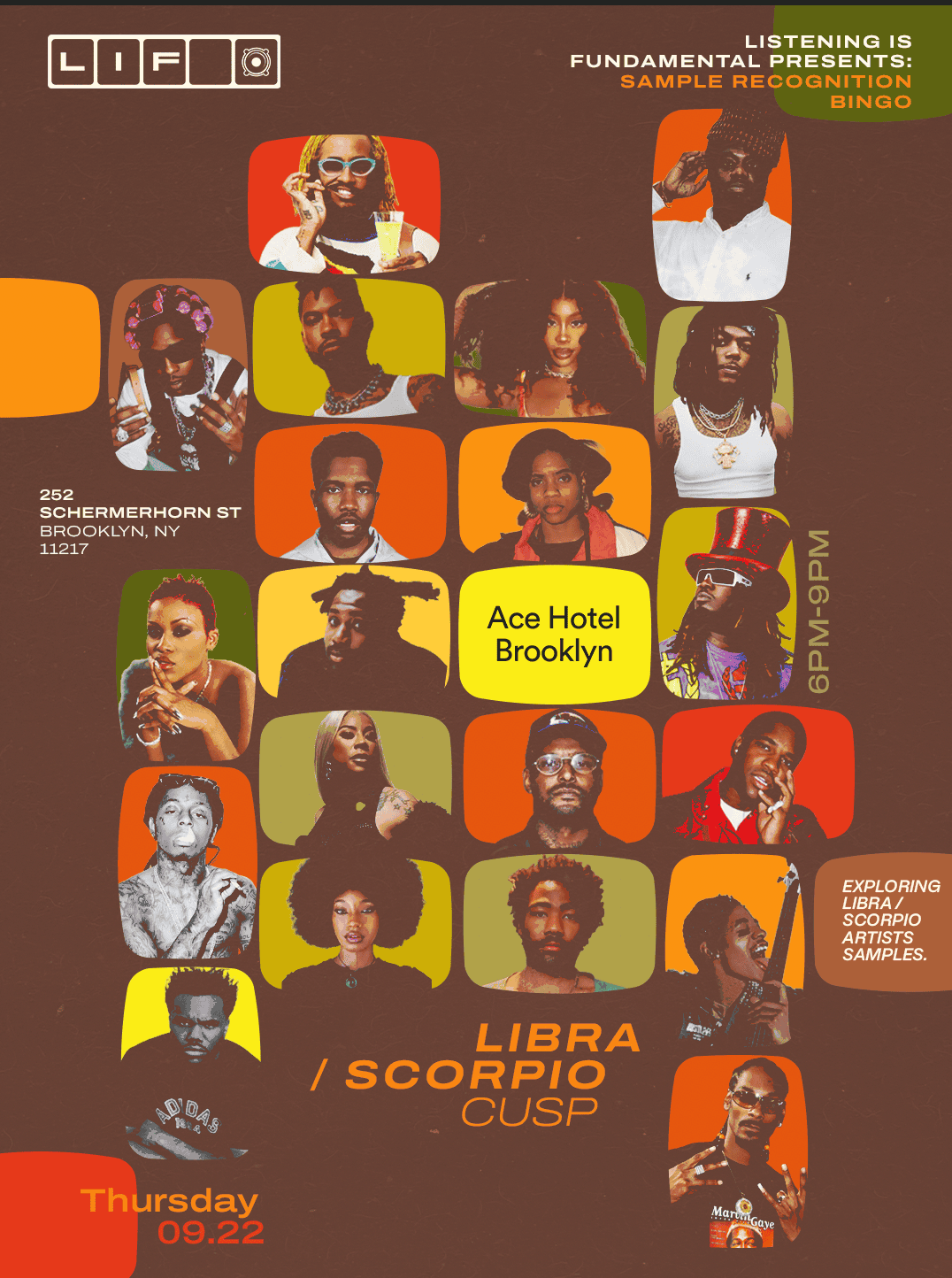 Listening Is Fundamental: NYC Finale: Libra & Scorpio Artists