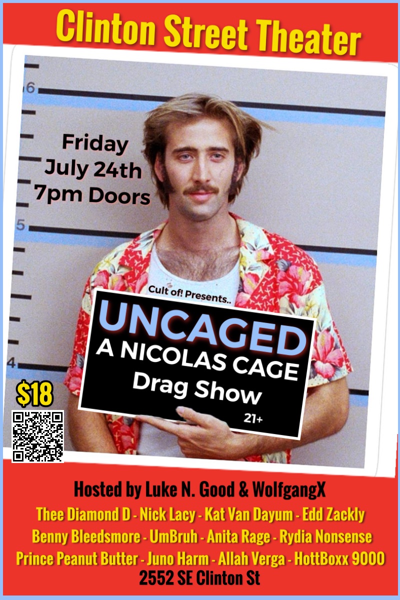 UNCAGED: A Nic Cage Drag Show