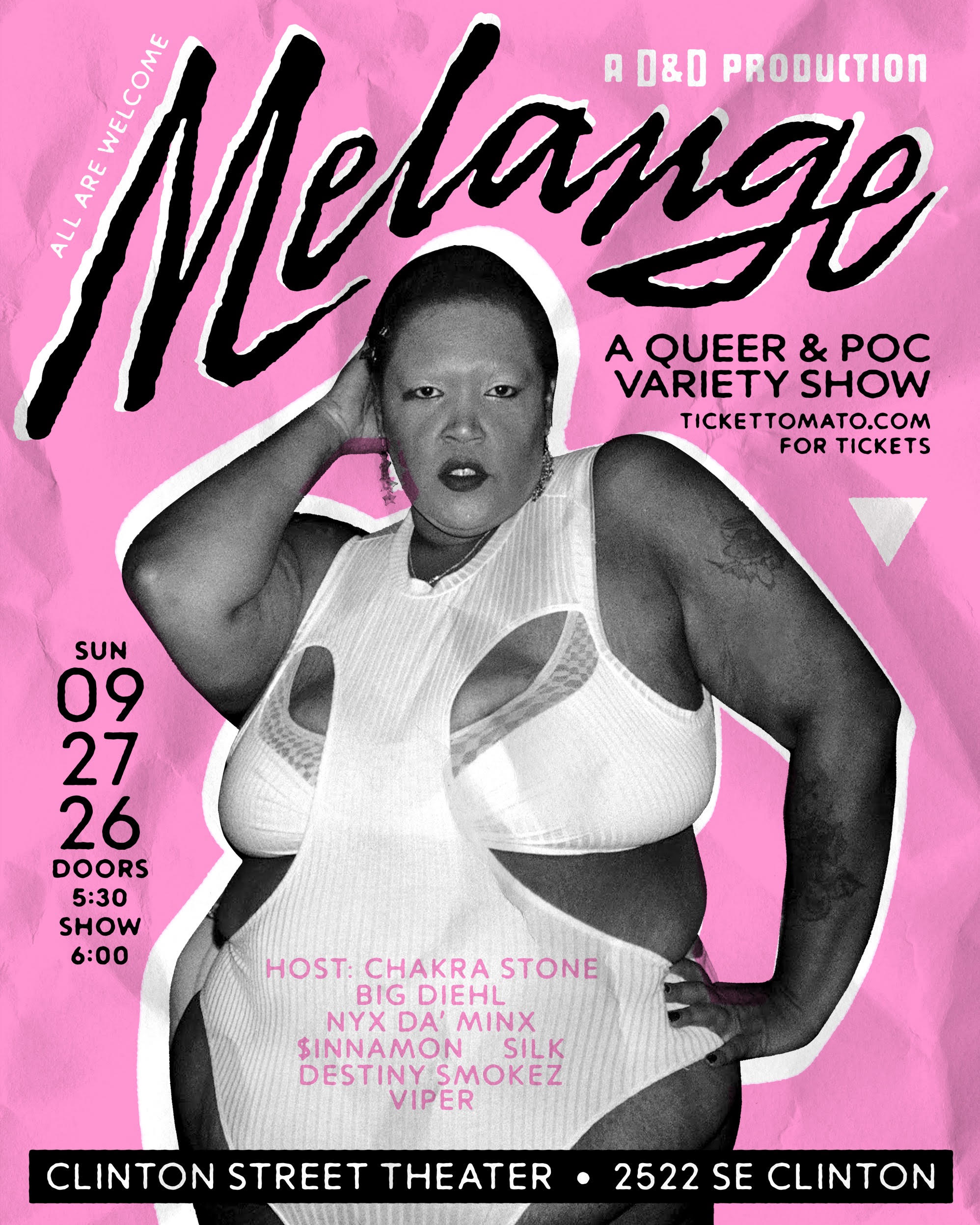Melange: A Queer and P.O.C. Variety Show