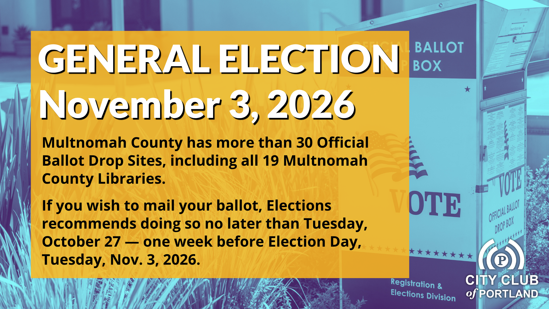 2026 General Election Day