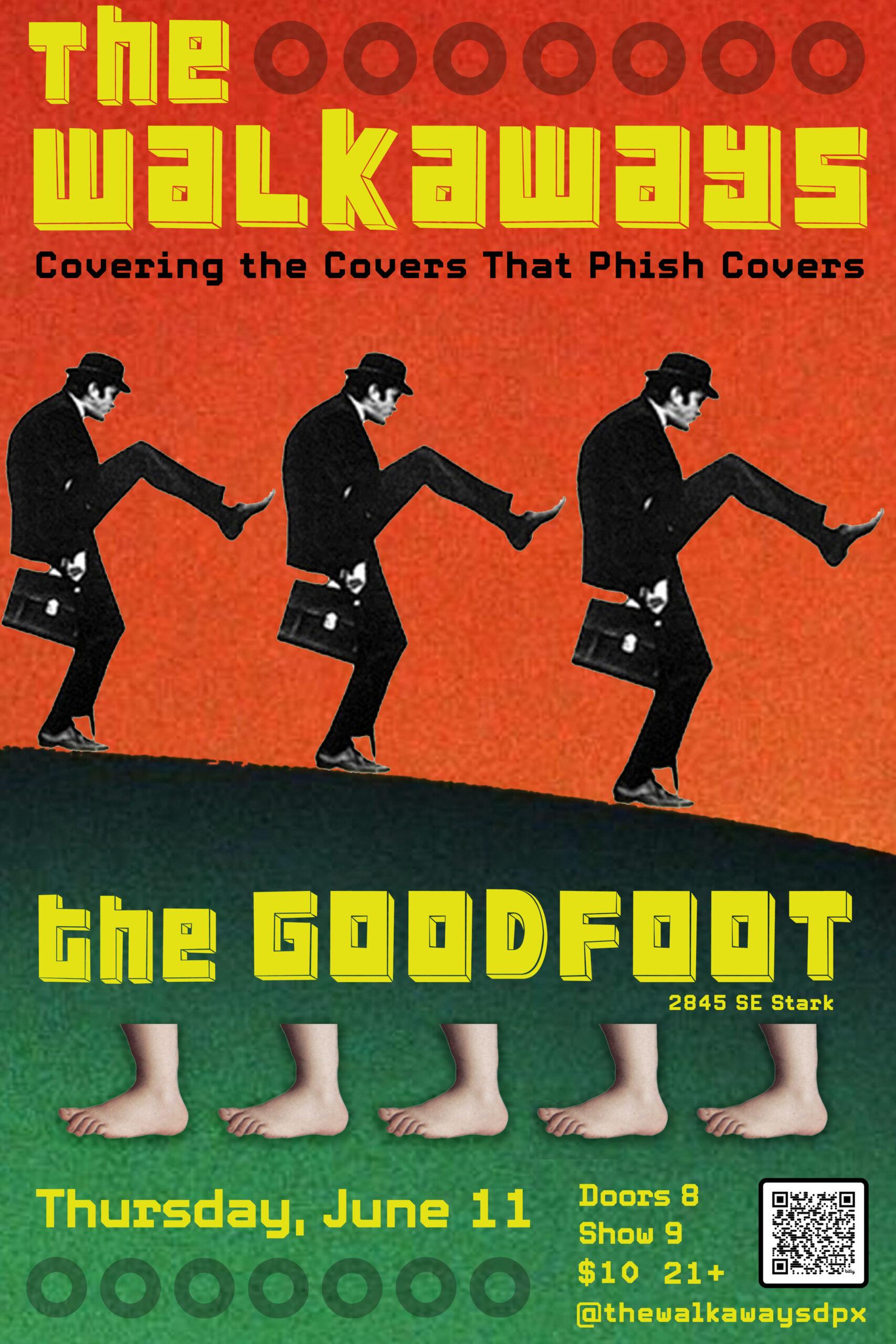 The WALKAWAYS- Covering The Covers Phish Covers (8pom Doors)
