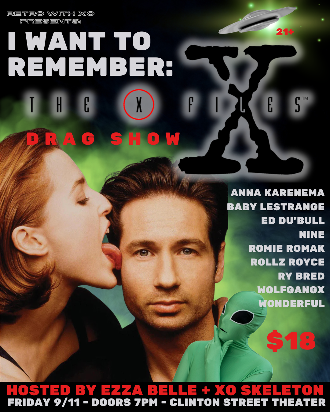 I WANT To REMEMBER: The X Files Drag Show