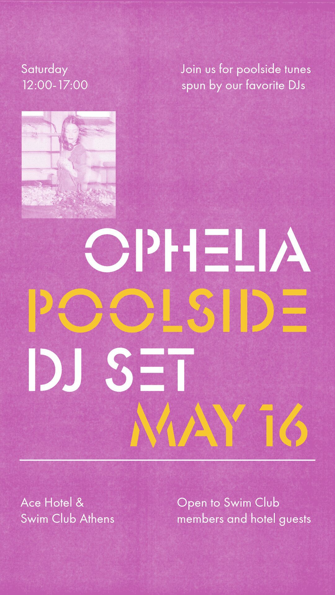 Poolside with Ophelia
