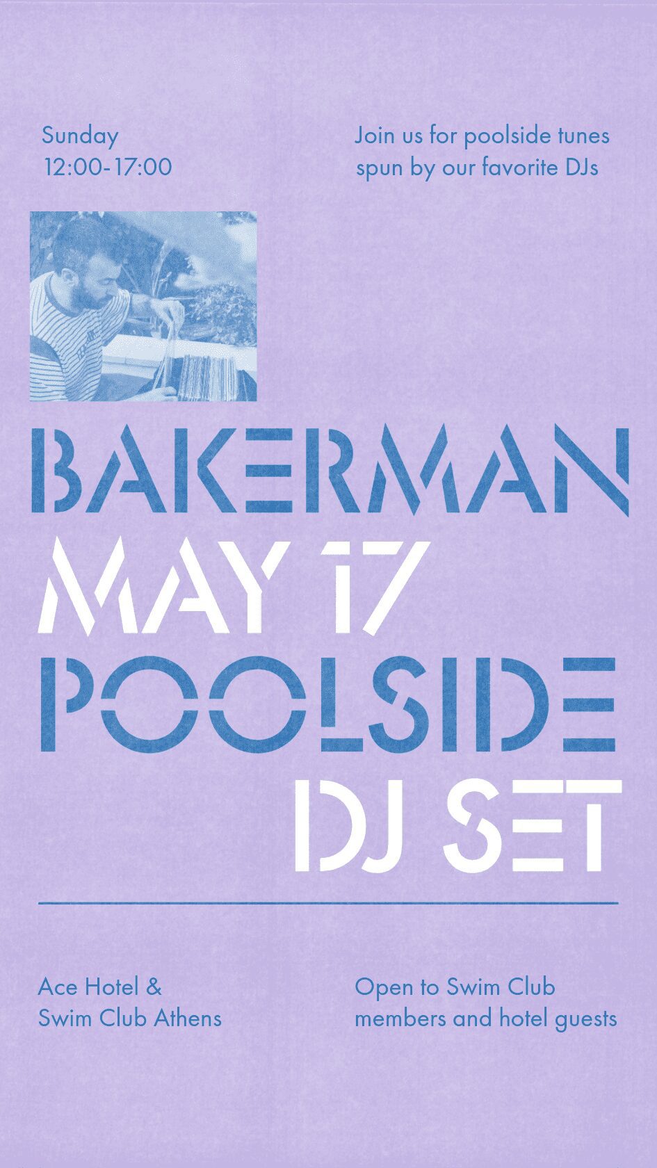Poolside with Bakerman