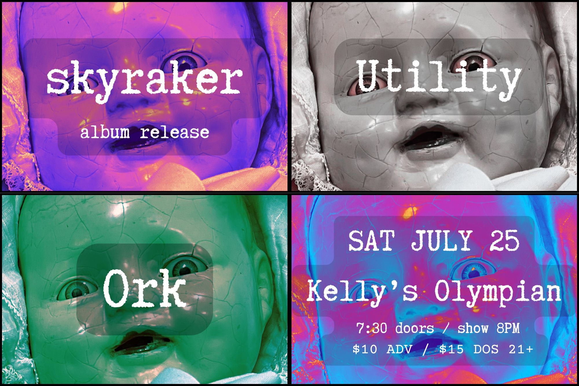 Skyraker (Album Release Show) W Utility & Ork