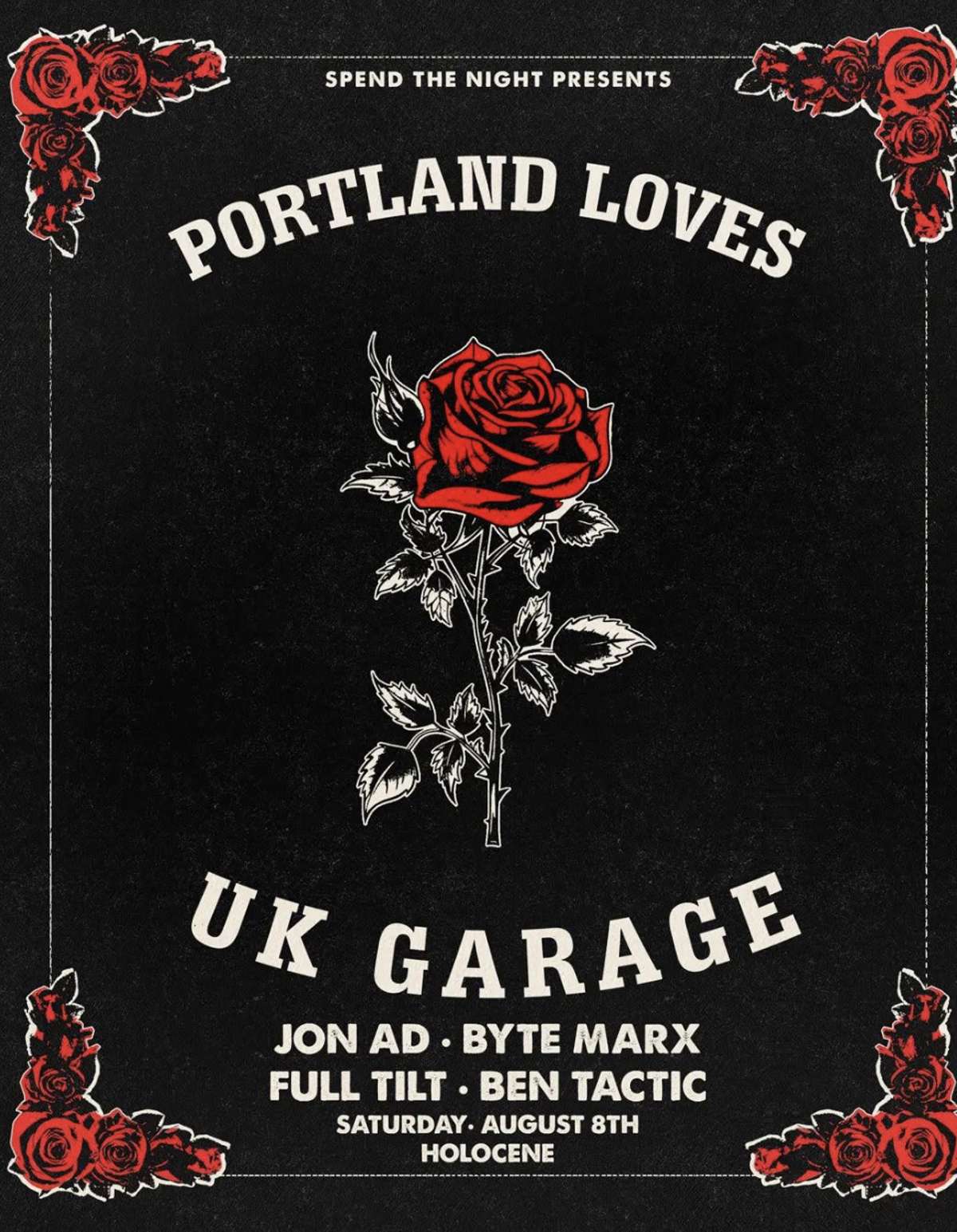 Spend The Night Presents: Portland Loves UK Garage – 21+