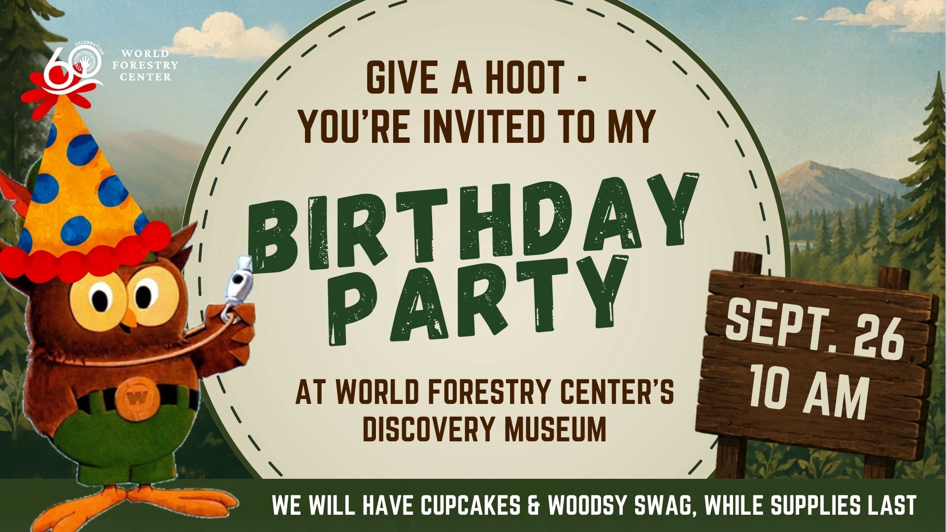 Woodsy Owl Birthday Party