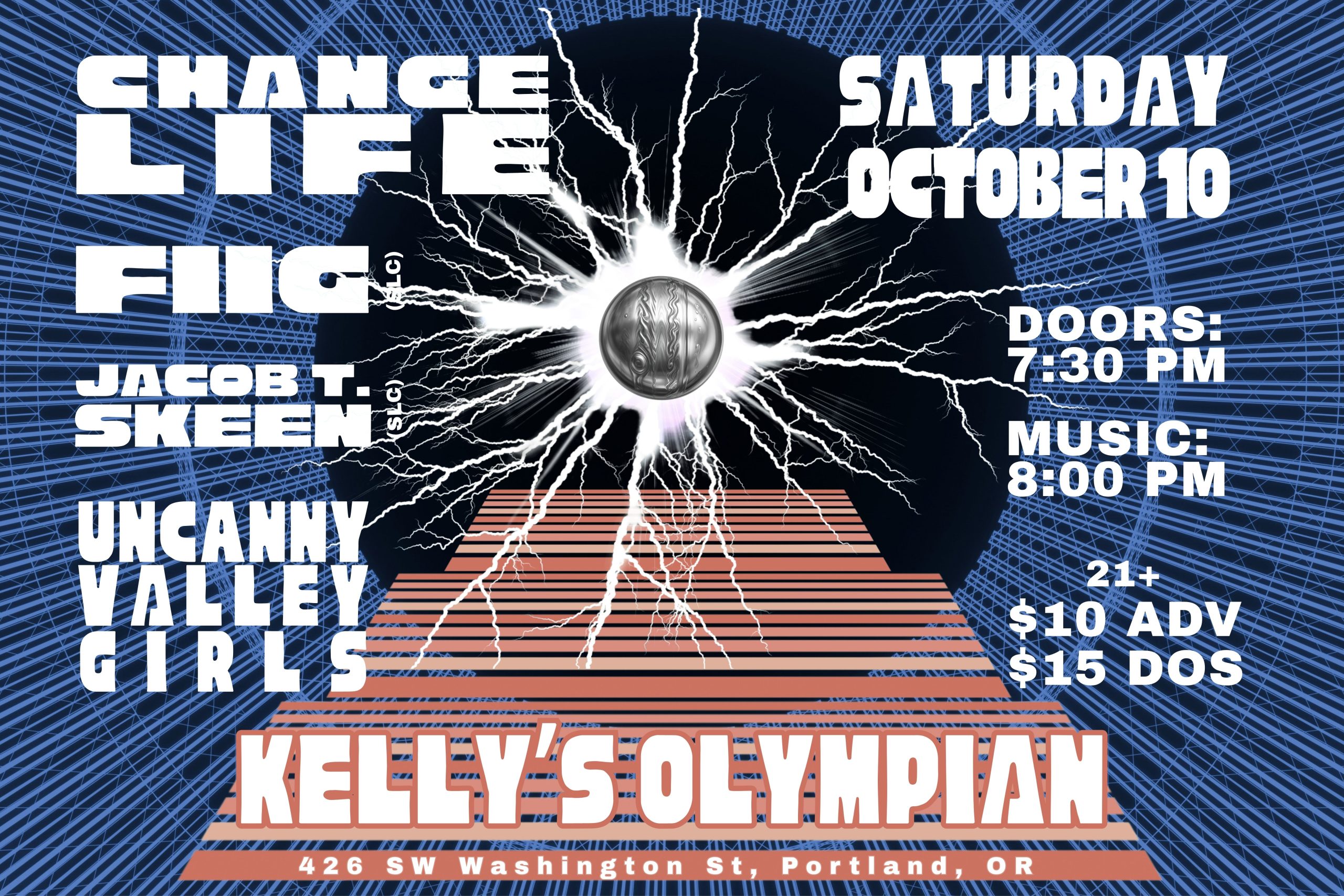CHANGE LIFE, FIIG (SLC), JACOB T SKEEN (SLC) and UNCANNY VALLEY GIRLS