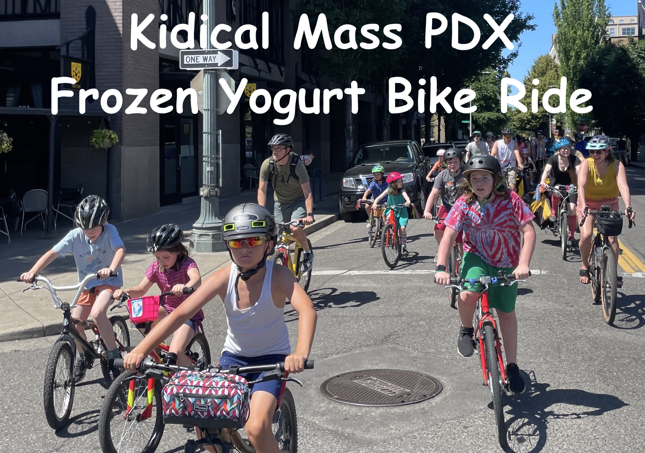 Kidical Mass PDX - Frozen Yogurt Ride
