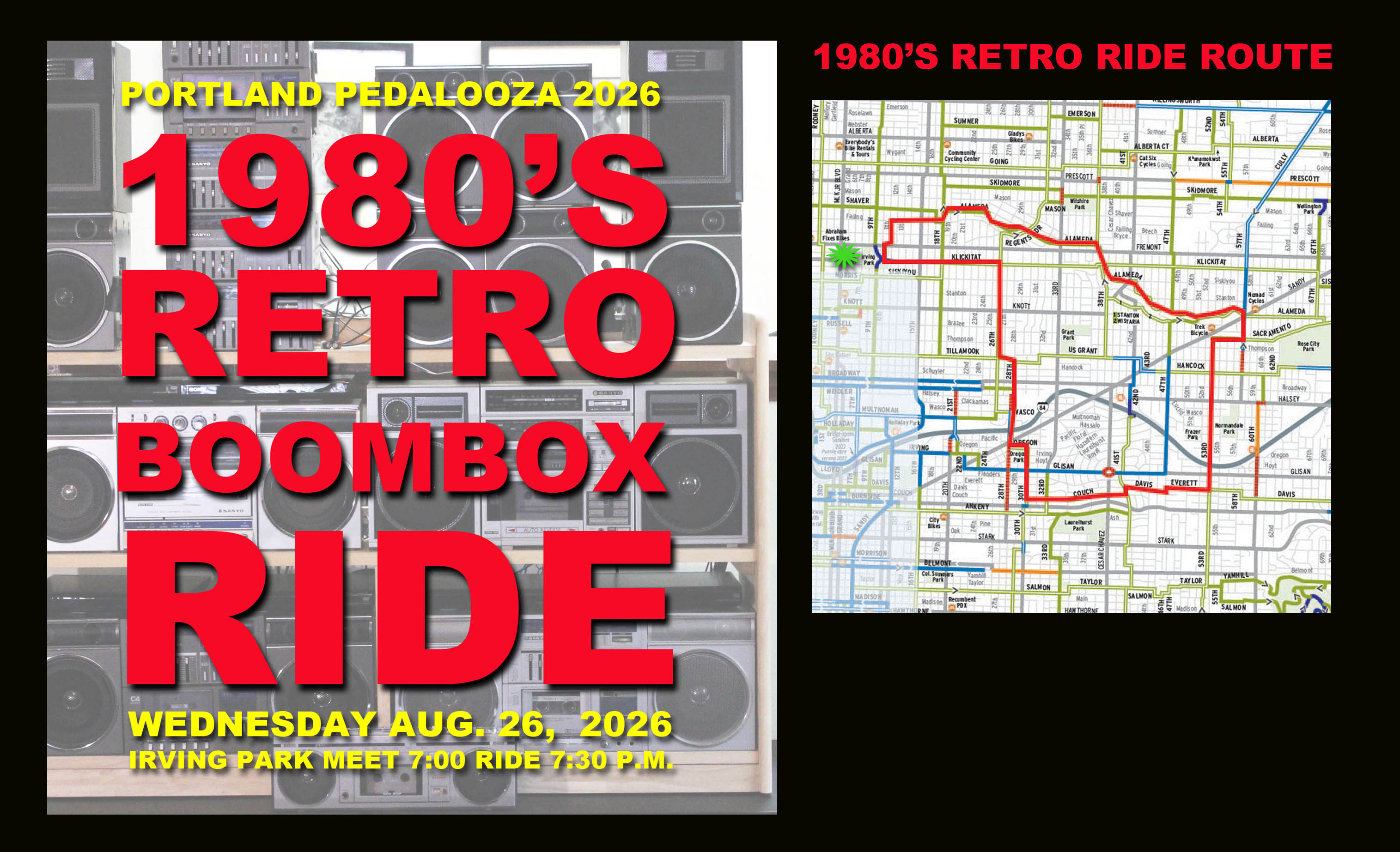80's Boom Box Ride