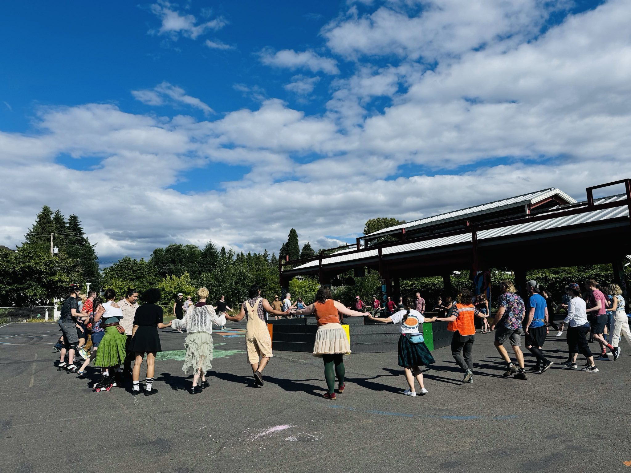 Dance! CONTRA dance-NakedHeartsPDX ride! Come join one of the best community vibes of the summer