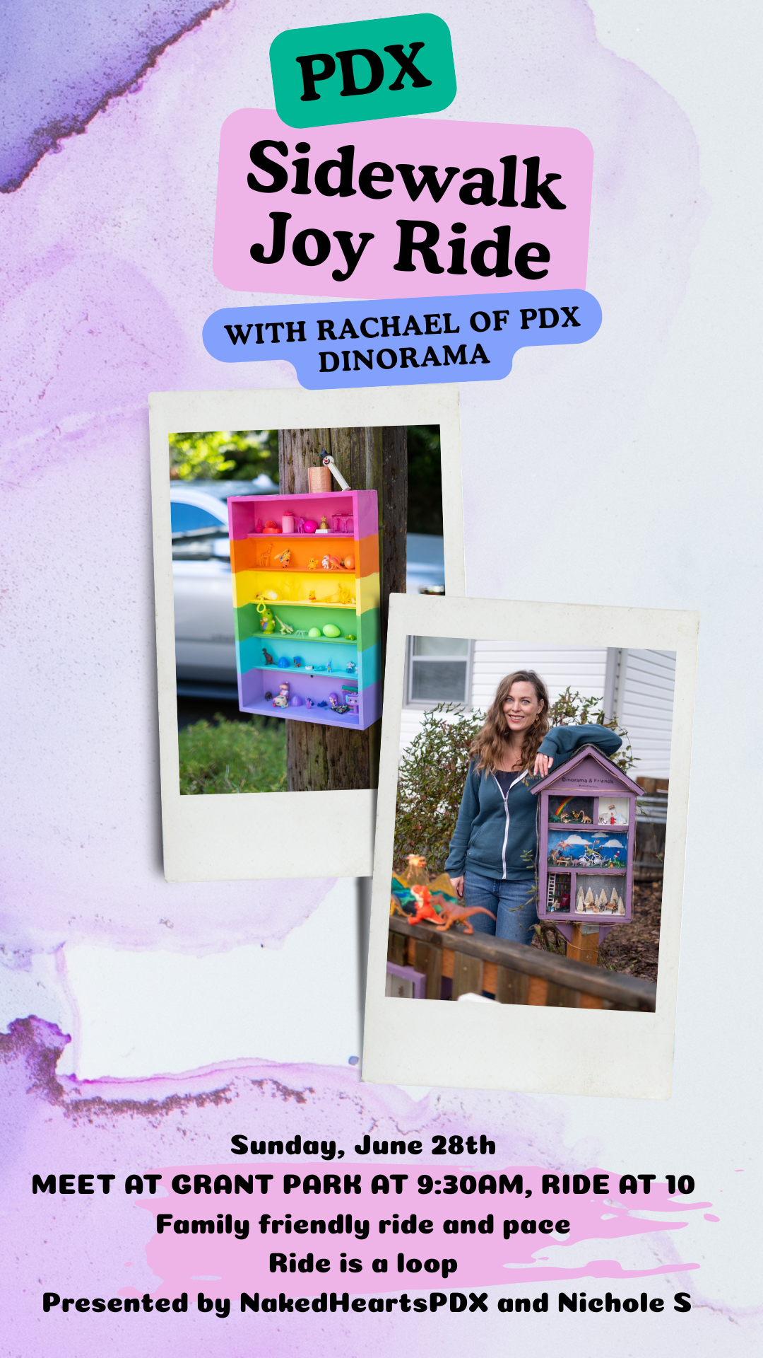 PDX Sidewalk Joy Ride with Rachael of PDX Dinorama