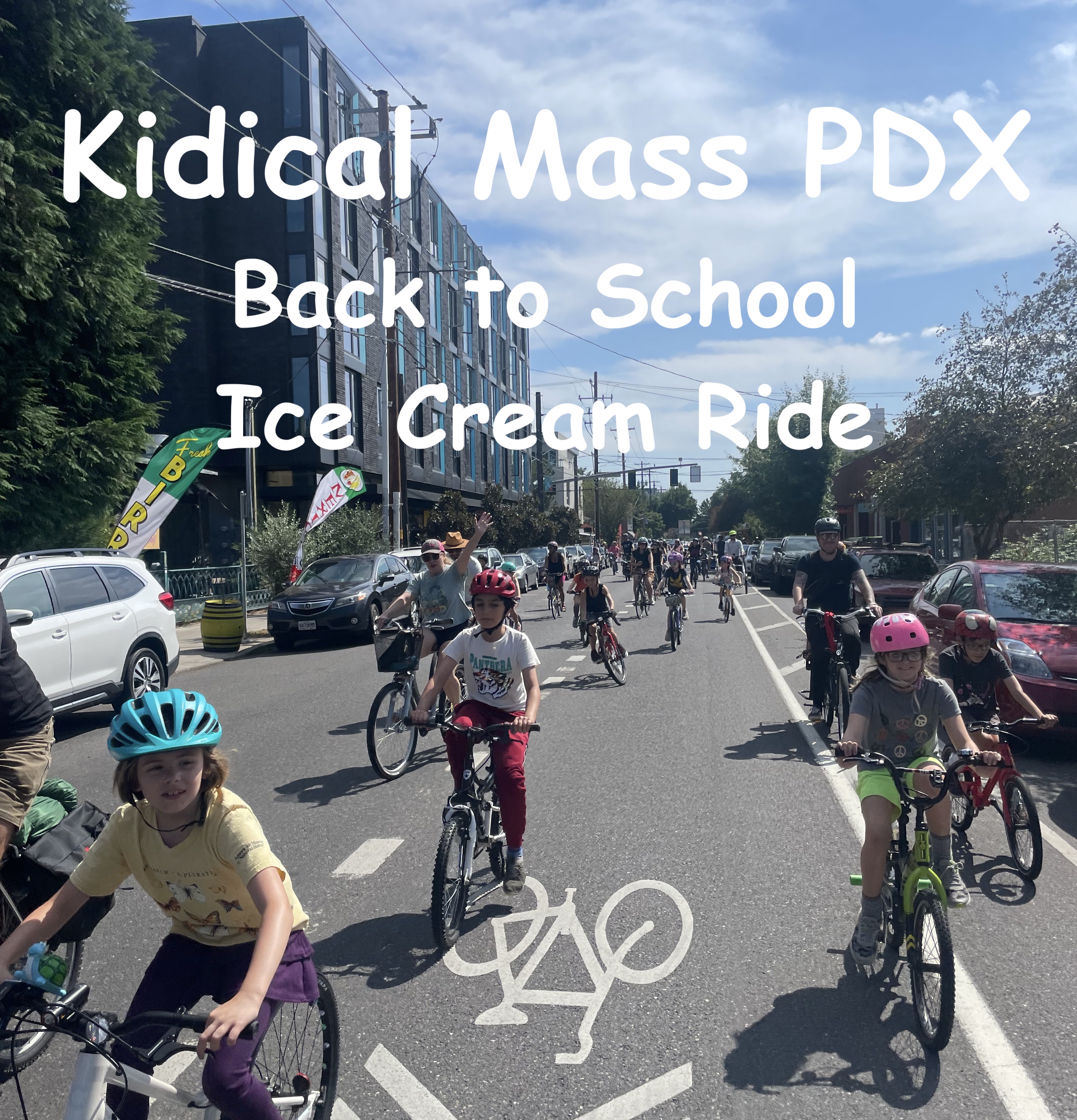 Kidical Mass - Ice Cream for Back-to-School