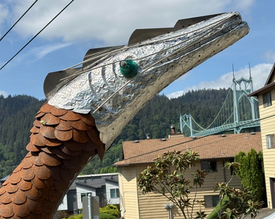 River Dragon Public Art Ribbon Cutting