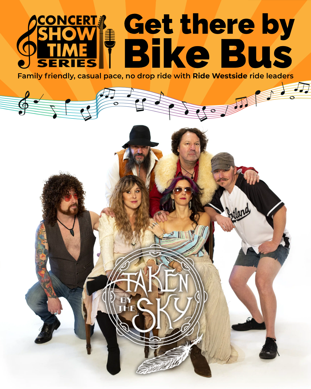 Bike Bus to Hillsboro Showtime Concert Series: Taken By The Sky - Fleetwood Mac Tribute