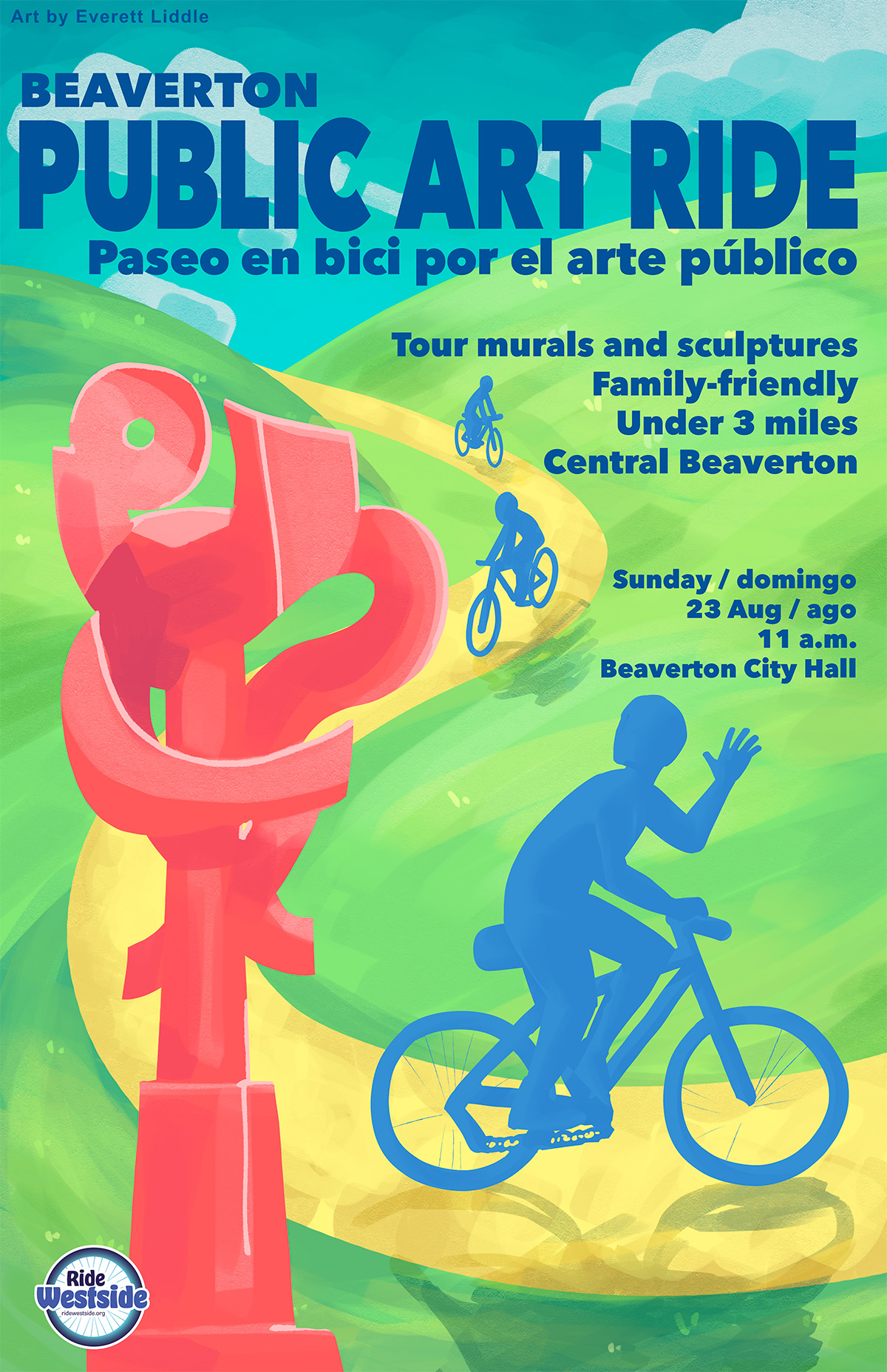 Beaverton Public Art Ride (Murals & Sculptures)