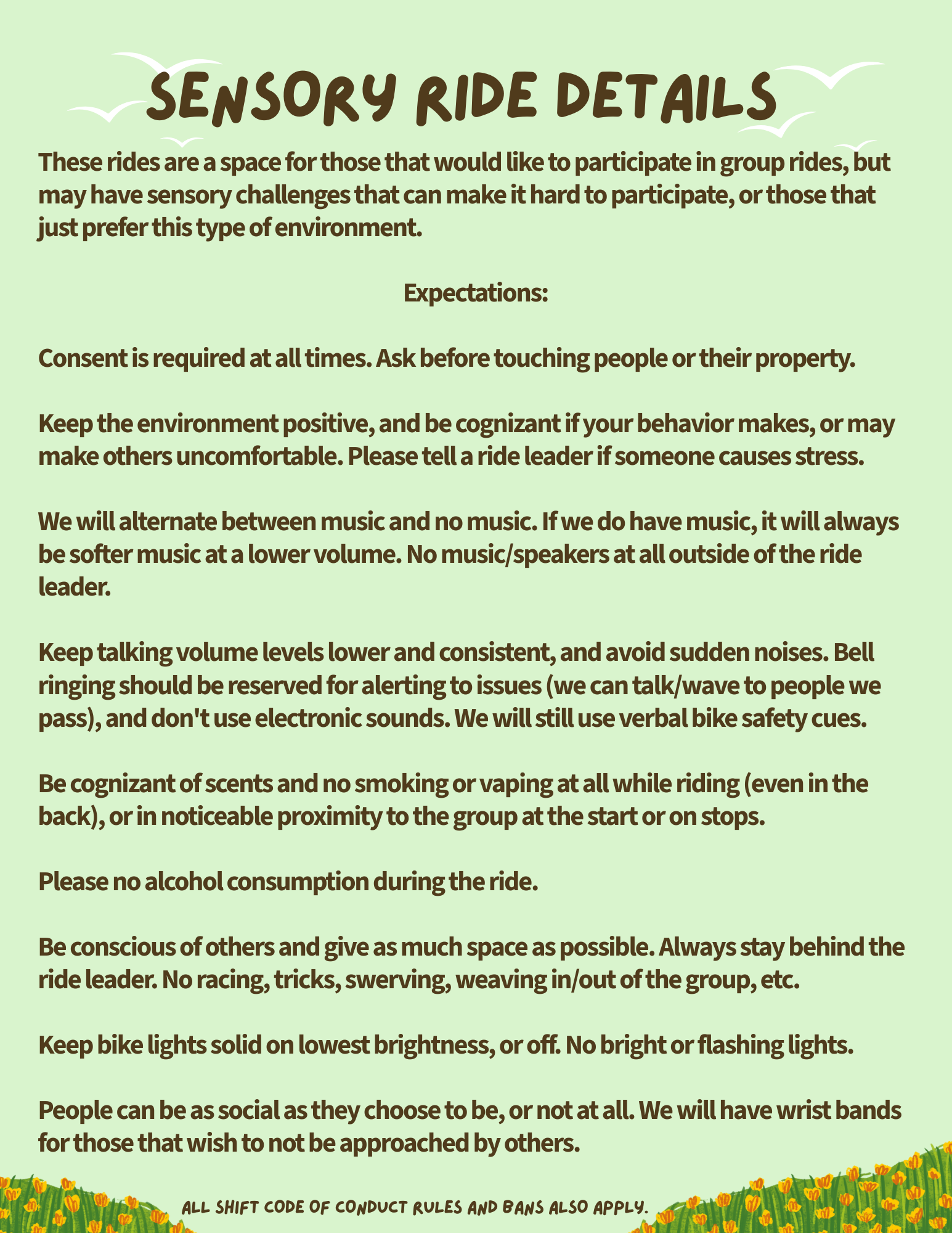Sensory Ride - Presented by Ride Safe PDX