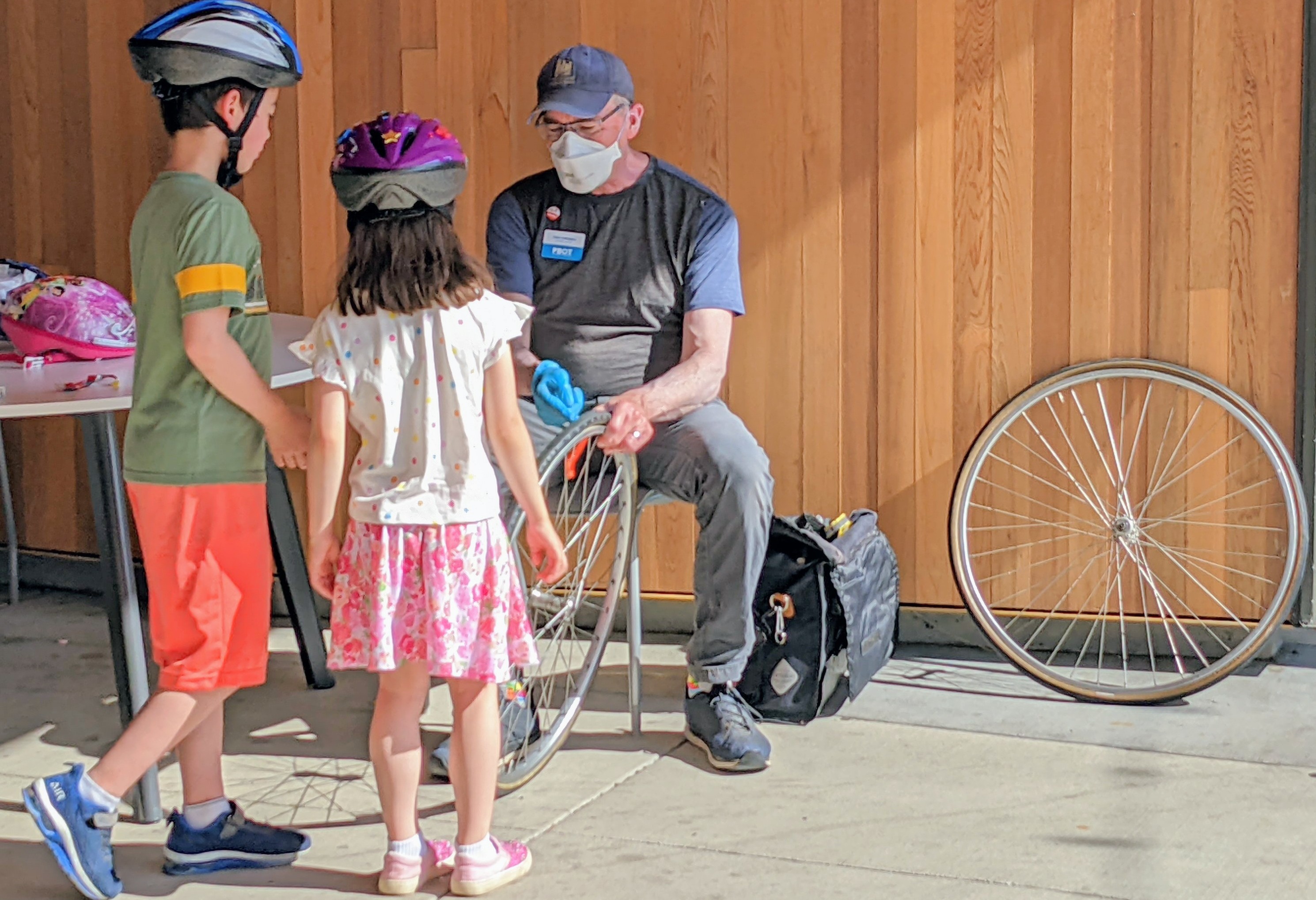Flat Fix Workshops at Sunday Parkways, 11:30-1:40
