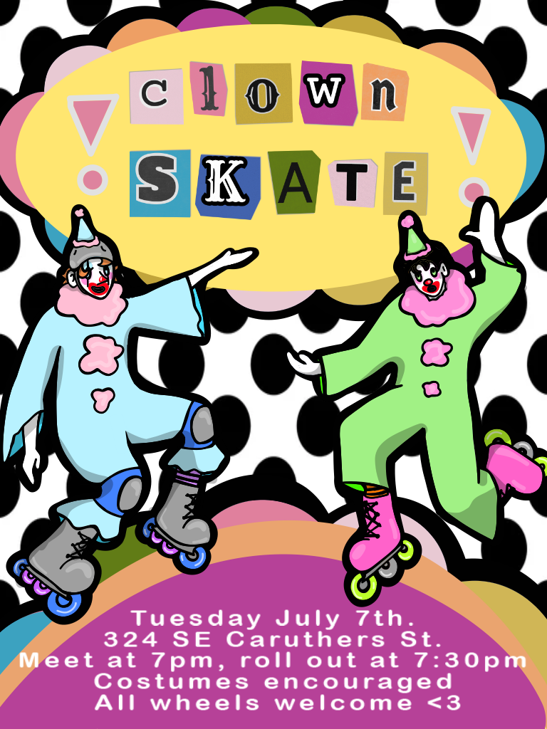 Clown skate!