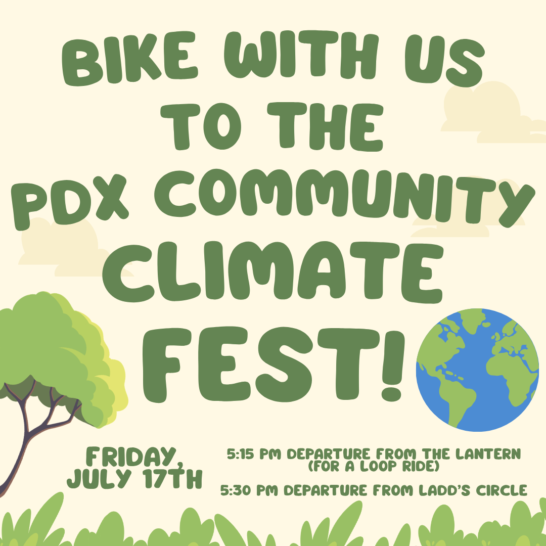 Bike to PDX Community Climate Fest!