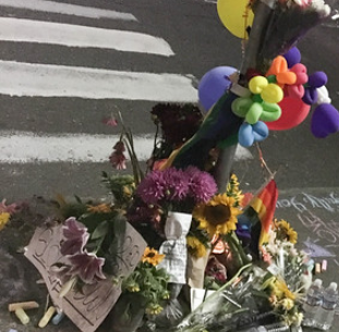 Flower Vigil for Fallon Smart