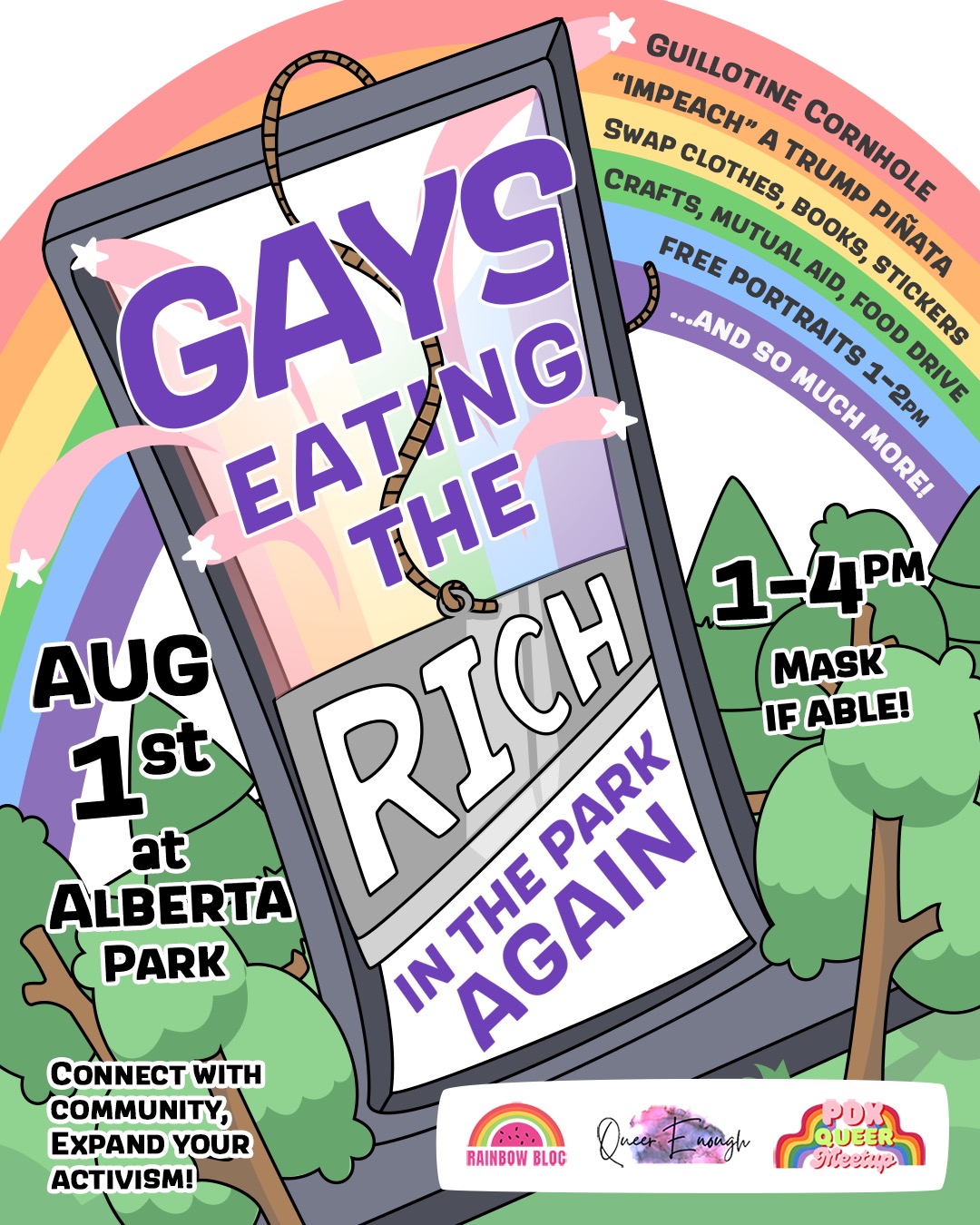 Gays Eating the Rich (Not a Ride)