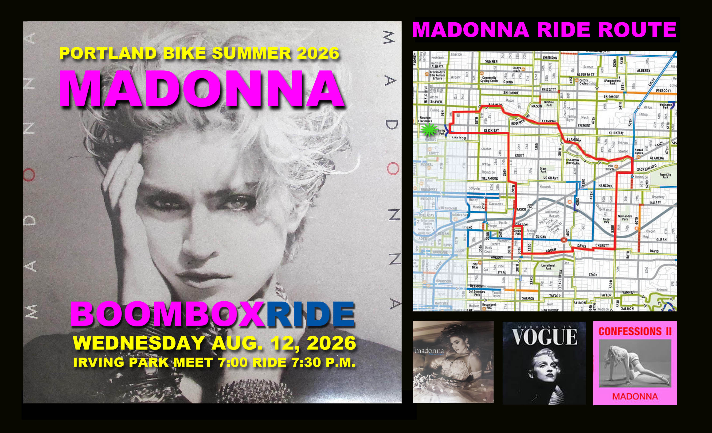 Madonna Boombox Ride