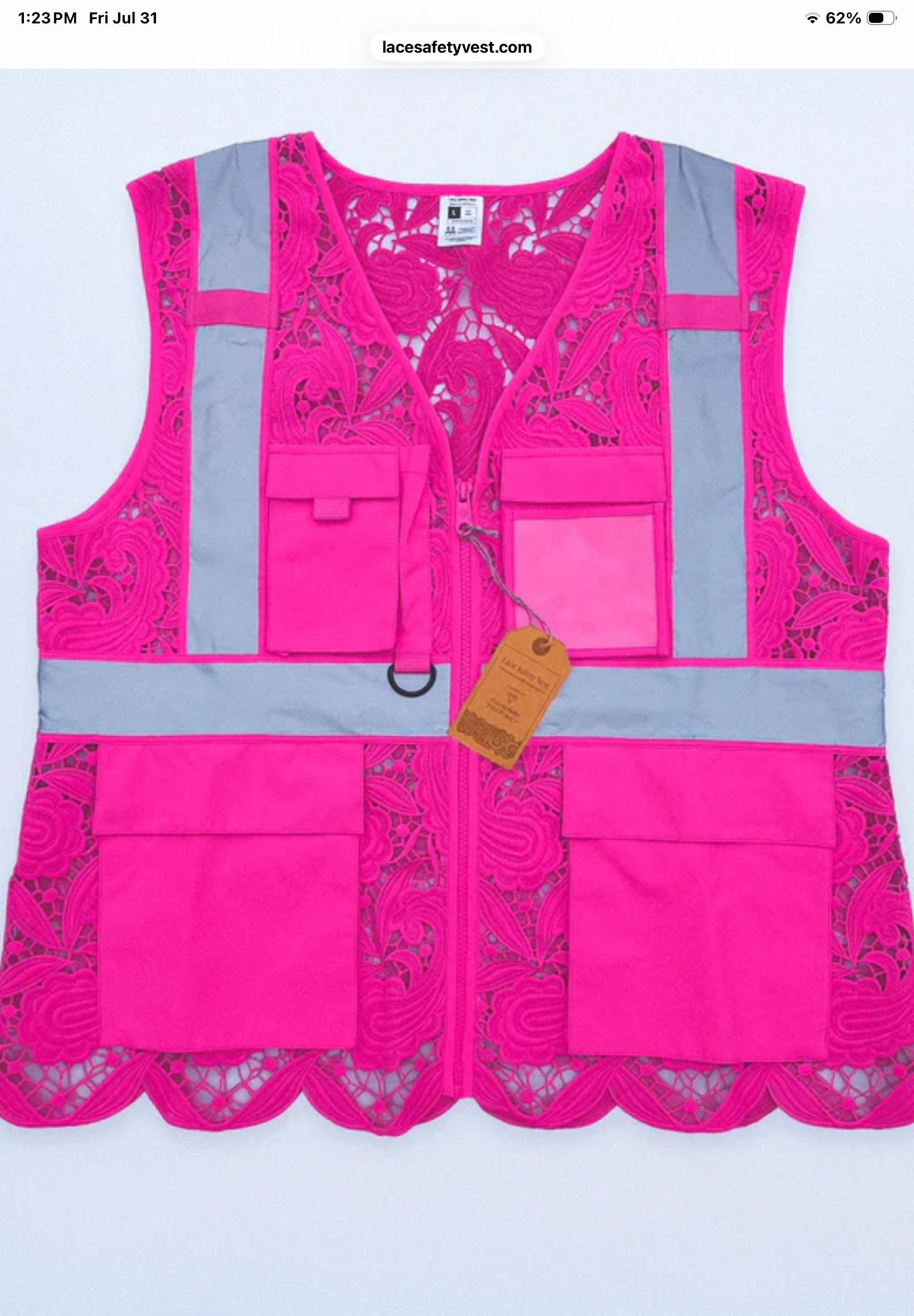 Lace Safety Vest ride
