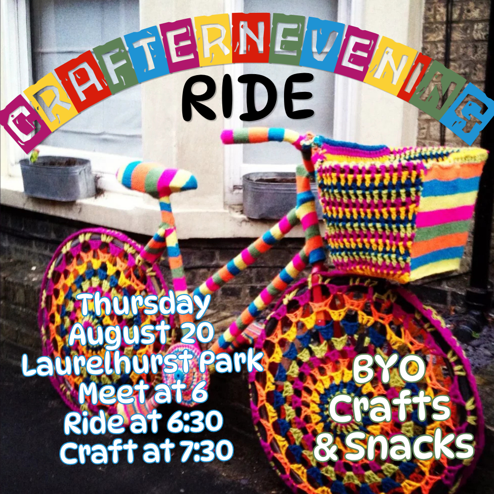 Crafternevening Ride: August edition