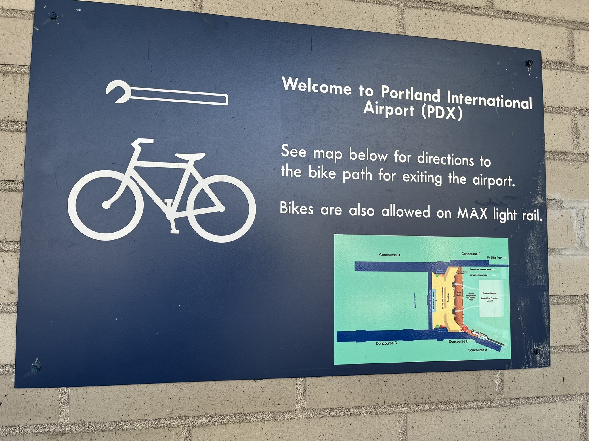 Bike to PDX Airport