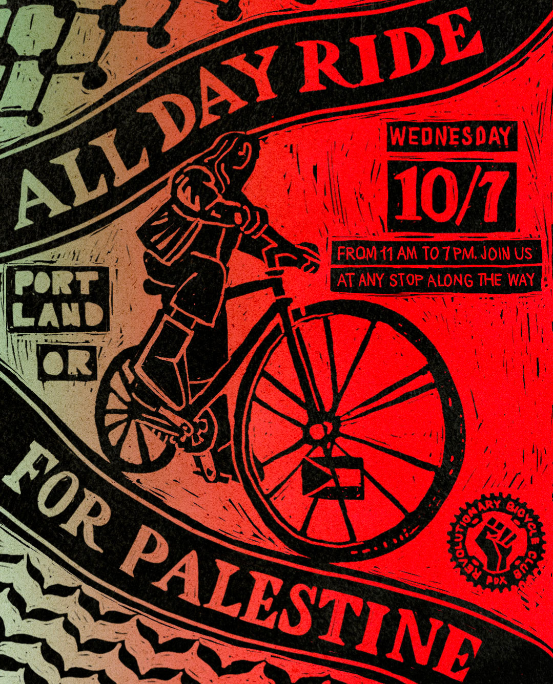 All Day Ride For Palestine – Evening Segment 🇵🇸